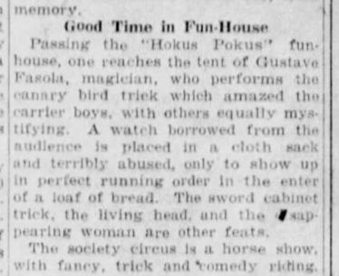 Gustave Fasola in USA 1